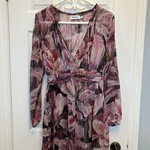 Desigual Flowy Orchid Dress